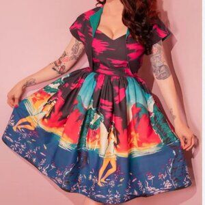 Vixen by Micheline Pitt Creature of the Black Lagoon Teal w/Bolero 3X XXXL